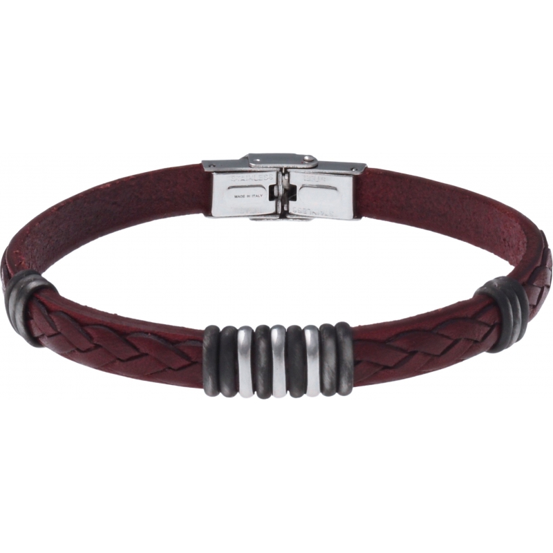 LPV Bracelet cuir rouge 69€ HD312